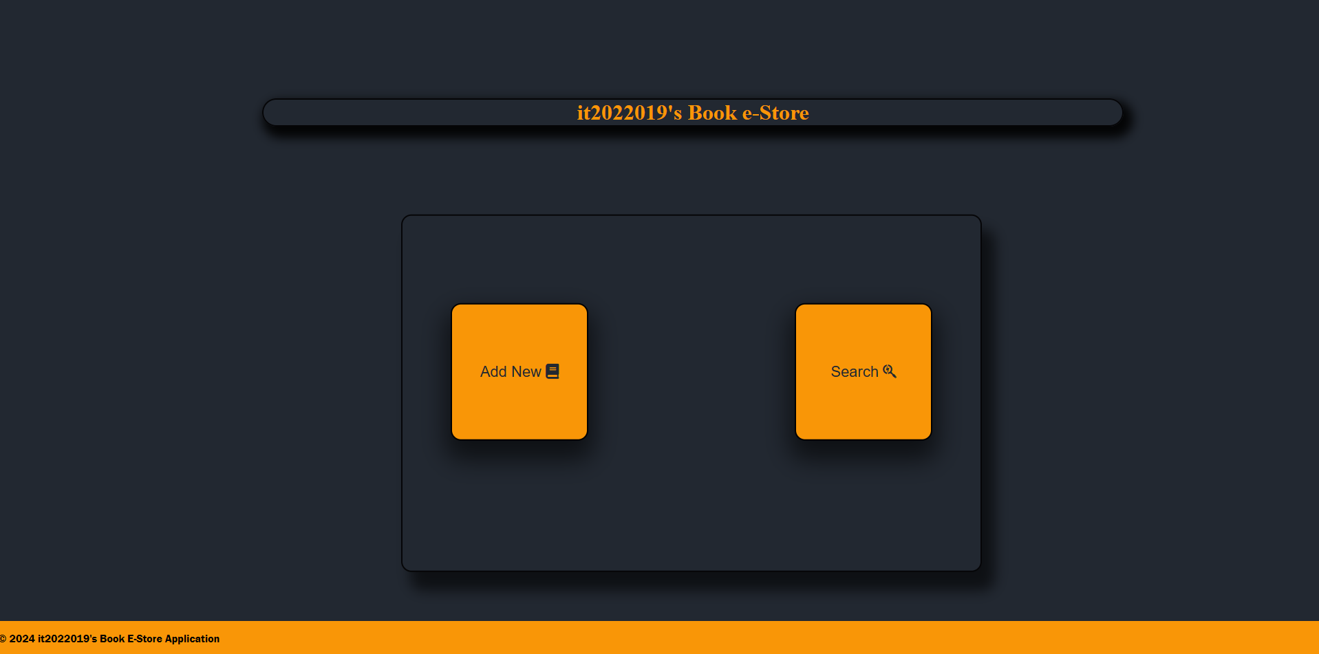 E-Bookstore Application Image